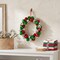 Northlight; Northlight Jingle Bell Christmas Wreath - 9" - Red, Silver, Green; Category:Decorated Wreaths; Image:2